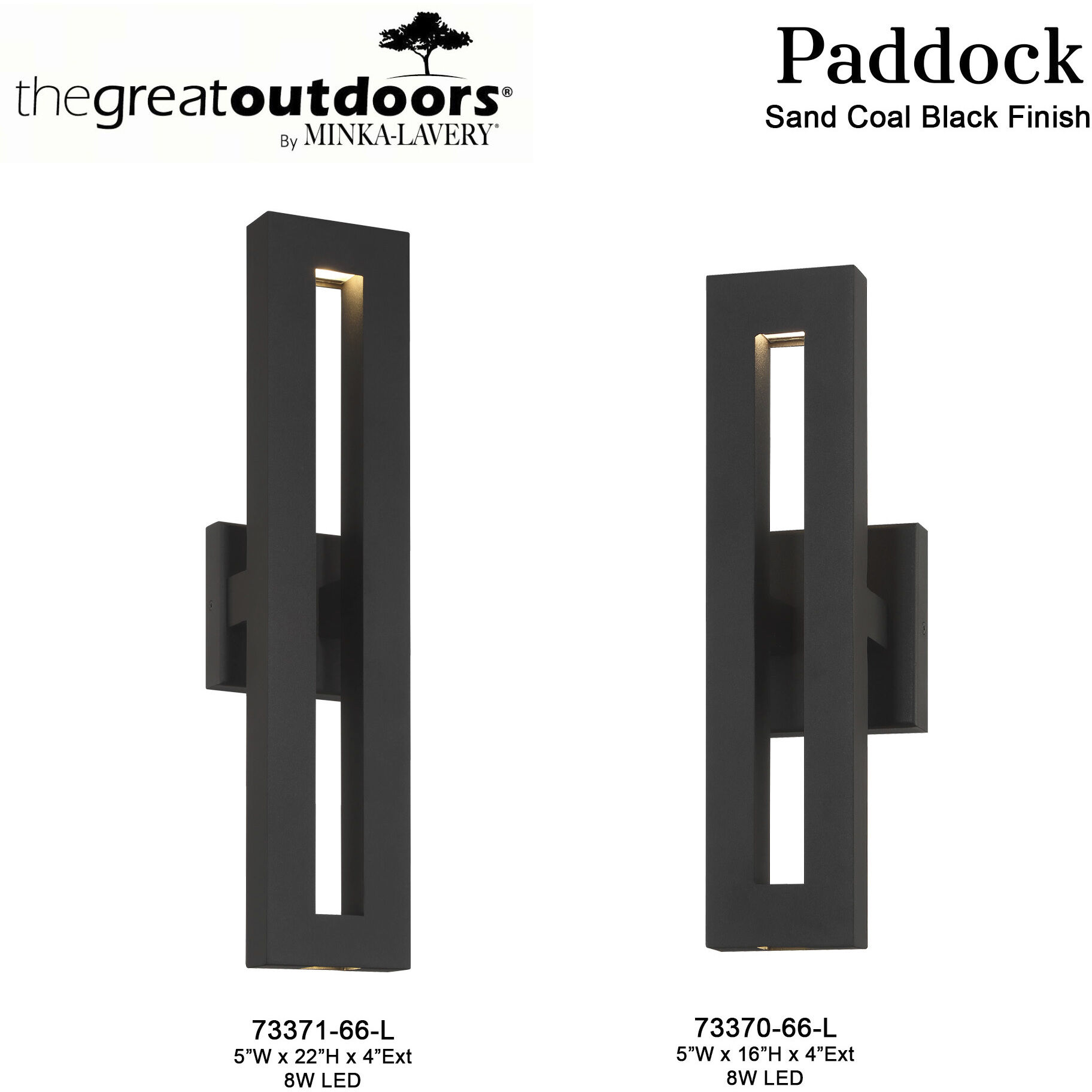 Paddock Outdoor Wall Mount in Sand Coal, Great Outdoors